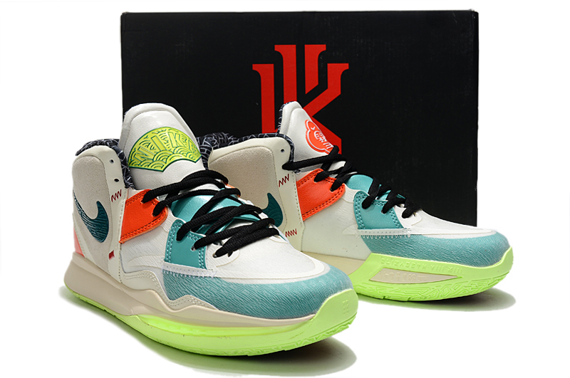 Nike Kyrie 8 Beign Blue Green Black Shoes